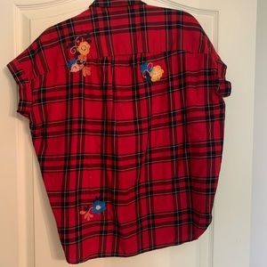 Madewell embroidered blouse